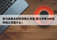 亚马逊最大的区块链公司是[亚马逊最大的区块链公司是什么]